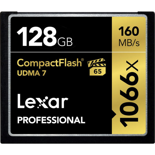 Lexar 128GB Professional 1066x CompactFlash Memory Card image 0