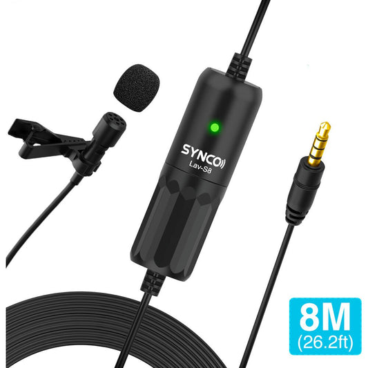 Synco Lav-S8 Omnidirectional Lavalier Microphone image 0