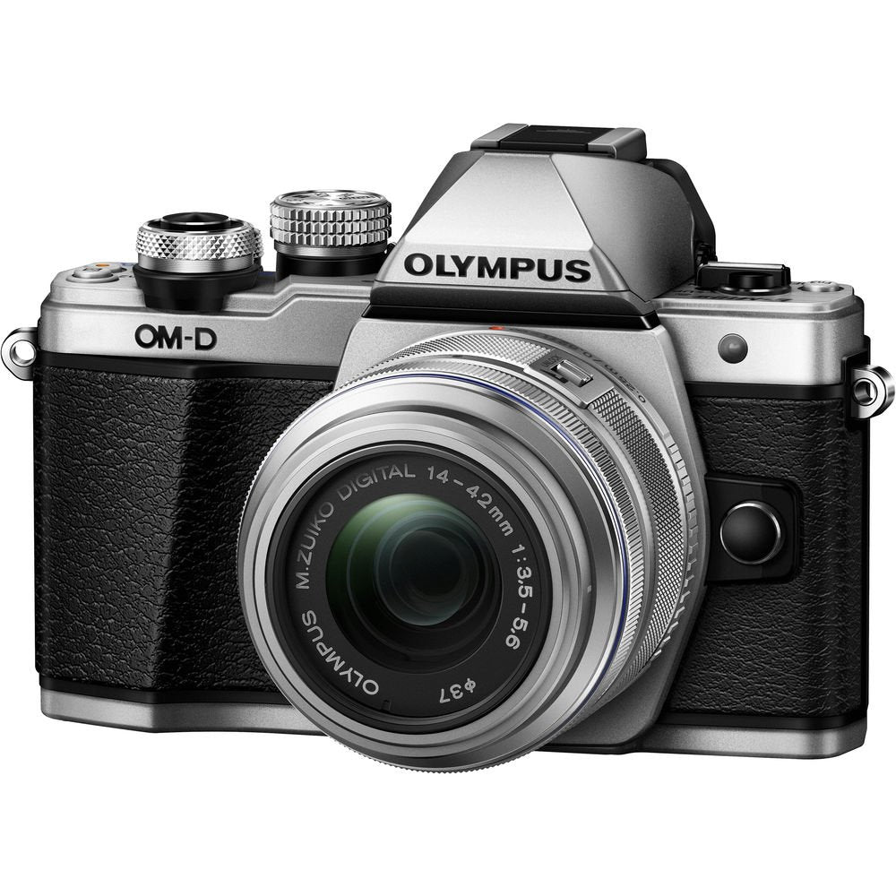Olympus OM-D E-M10 Mark II Mirrorless Micro Four Thirds Digital Camera with 14-42mm II R Lens (Silver) image 14
