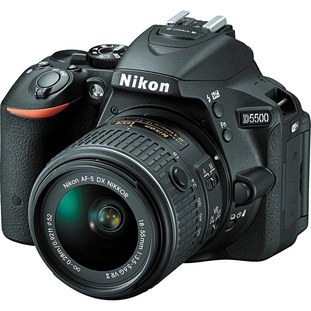 Nikon D5500 DSLR Camera with 18-55mm Lens (Black) image 1