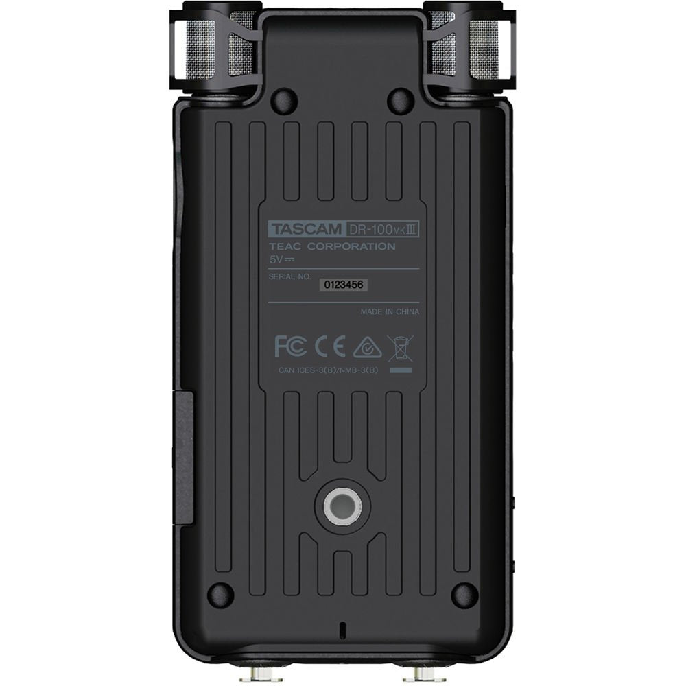 TASCAM DR-100mkIII 2-Input / 2-Track Portable Audio Recorder image 5