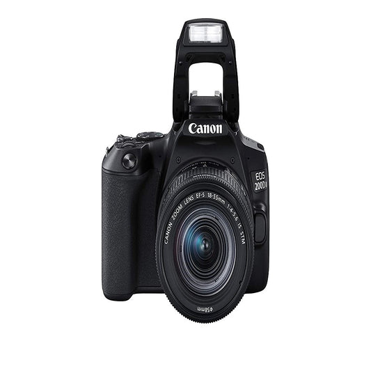 Canon EOS 200D II 24.1MP Digital SLR Camera + EF-S 18-55mm f4 is STM Lens image 1