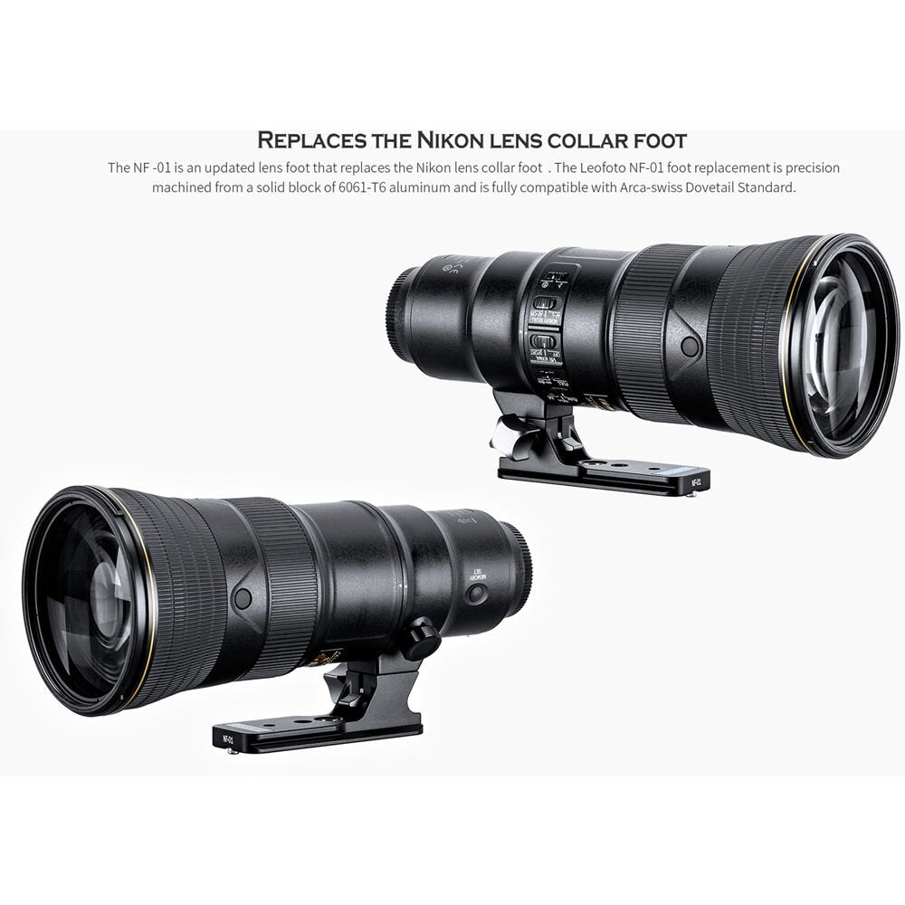 Leofoto NF-01 Collar Foot for Select Nikon Lenses image 2