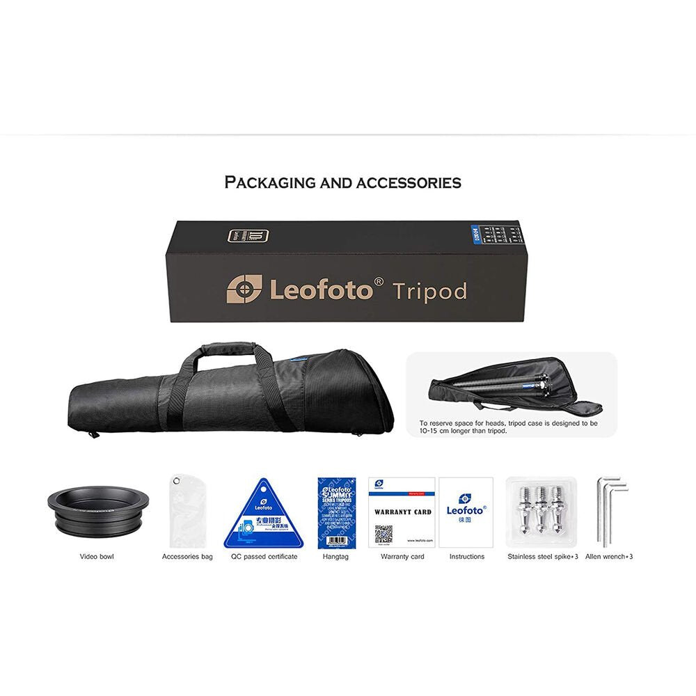Leofoto LM-404CL Summit Series Carbon Fiber Tripod image 2