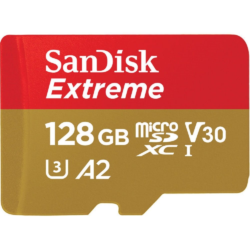 SanDisk 128GB Extreme UHS-I microSDXC Memory Card image 0