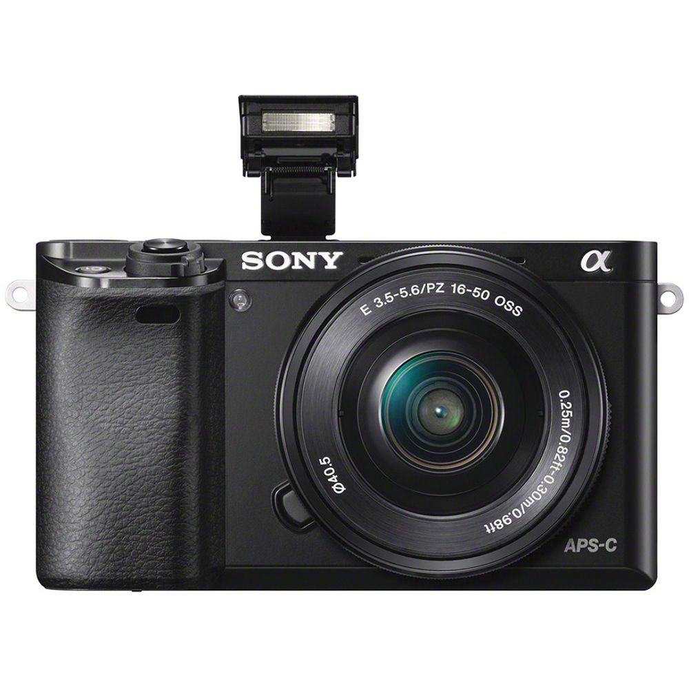 Sony Alpha A6000 Mirrorless Digital Camera with 16-50mm and 55-210mm Lenses (Black) image 4