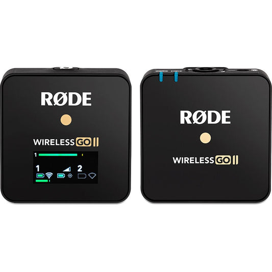Rode Wireless GO II Single Compact Digital Wireless Microphone System/Recorder (2.4 GHz, Black) image 1
