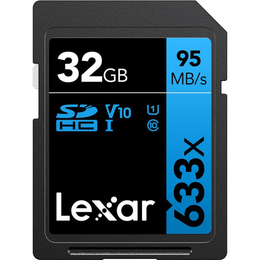 Lexar 32GB Professional 633x UHS-I SDHC Memory Card image 0