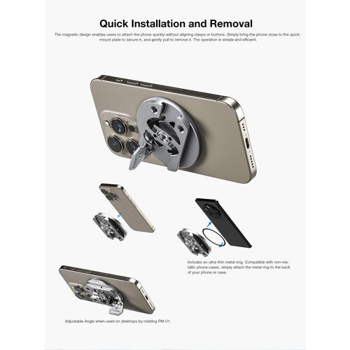 Leofoto Magnetic Quick-Mount Plate image 2