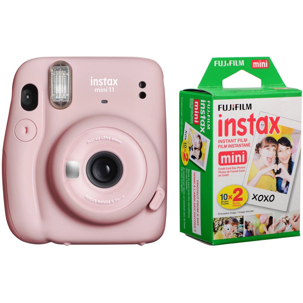 FUJIFILM INSTAX Mini 11 Instant Film Camera (20 Exposures) - Pink image