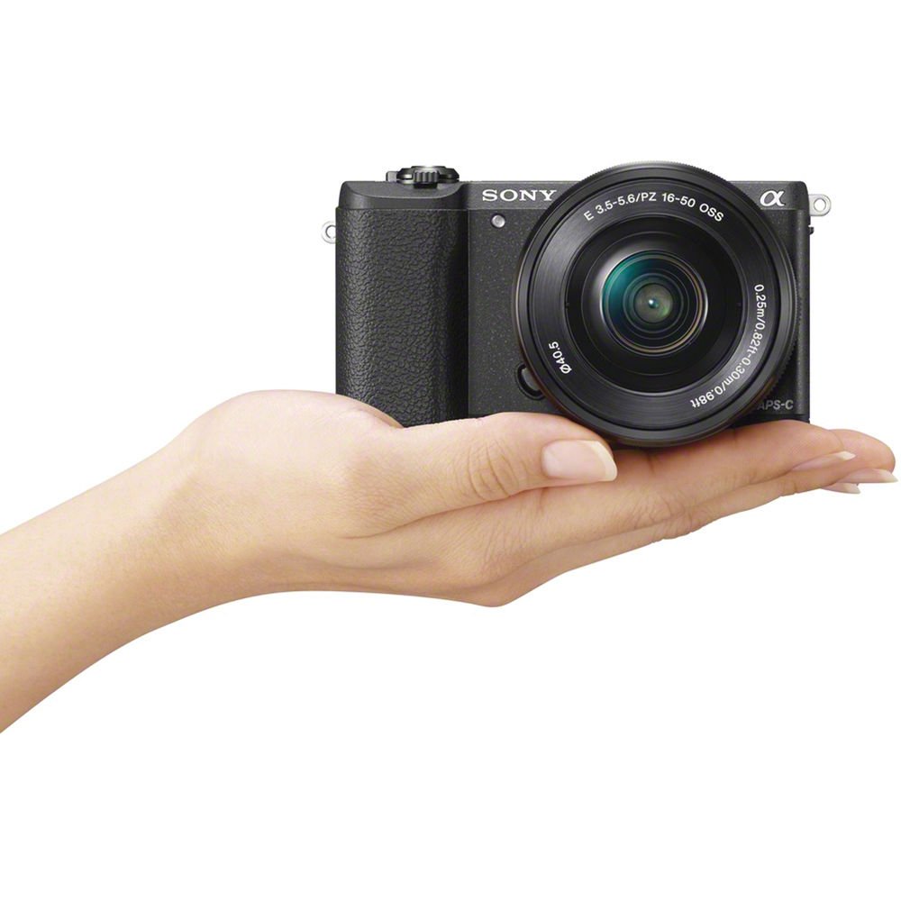Sony Alpha a5100 Mirrorless Digital Camera with 16-50mm Lens (Black) image 2