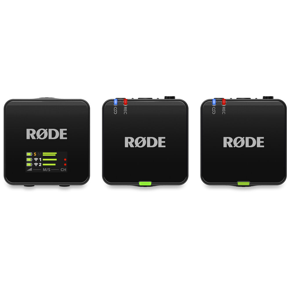 RODE Wireless GO (Gen 3) 2-Person Compact Digital Wireless Microphone System/Recorder (2.4 GHz, Black) image 1