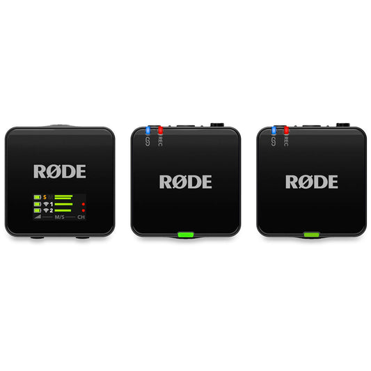 RODE Wireless GO (Gen 3) 2-Person Compact Digital Wireless Microphone System/Recorder (2.4 GHz, Black) image 1