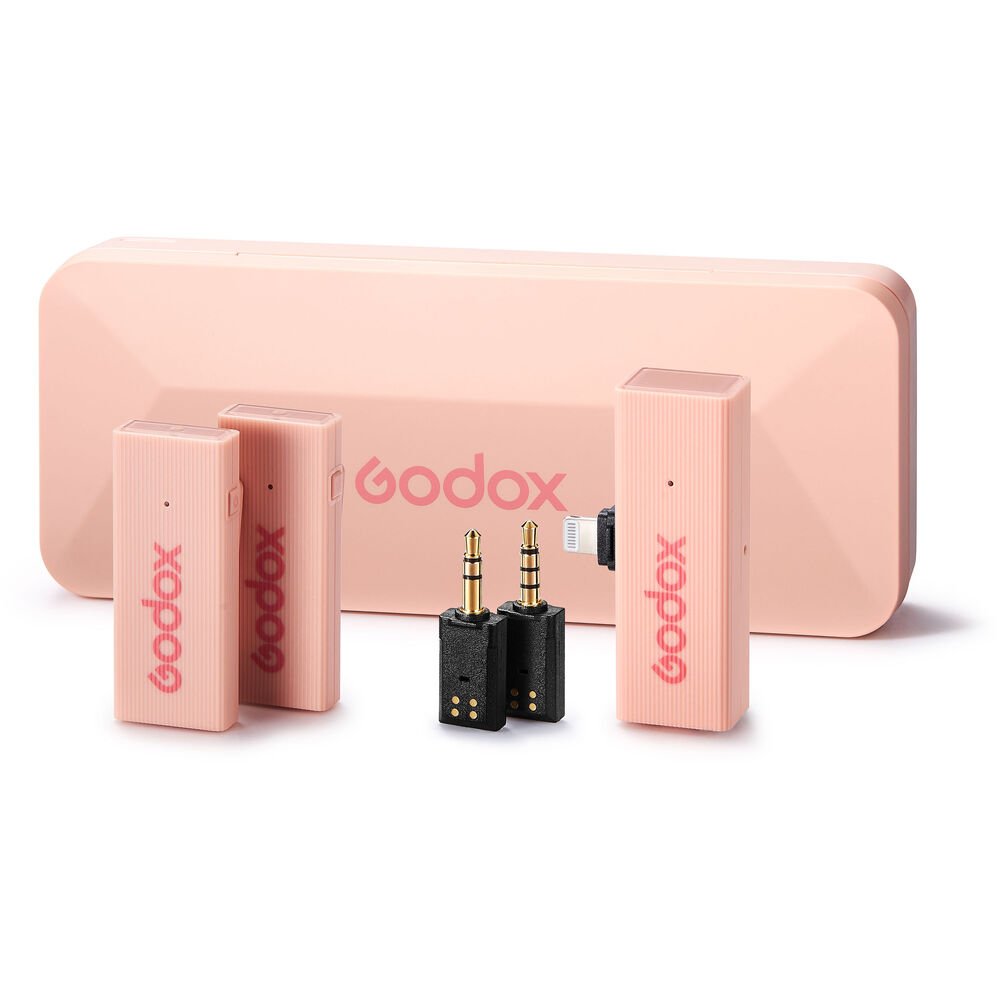 Godox MoveLink Mini LT 2-Person Wireless Microphone - Pink image