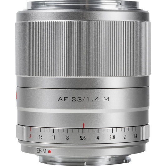 Viltrox AF 23mm f/1.4 M Lens for Canon EF-M (Silver) image 0