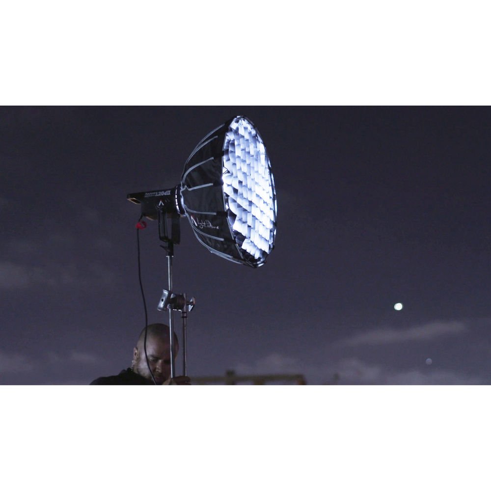 Aputure LS C120D II LED Light Storm LS C120D II LED Light Kit with V-Mount Battery Plate image 4