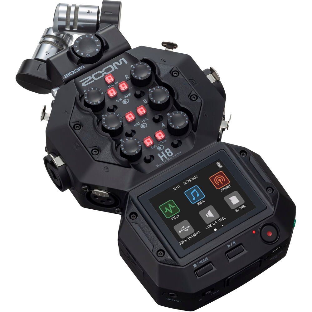 Zoom H8 8-Input / 12-Track Portable Handy Recorder image 1