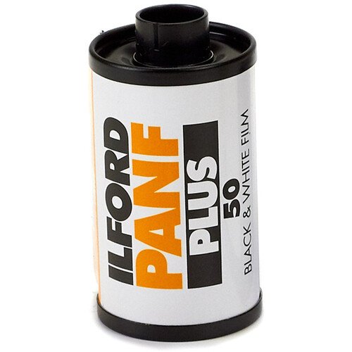 Ilford Pan F Plus Black and White Negative Film (35mm Roll Film, 36 Exposures) image 1