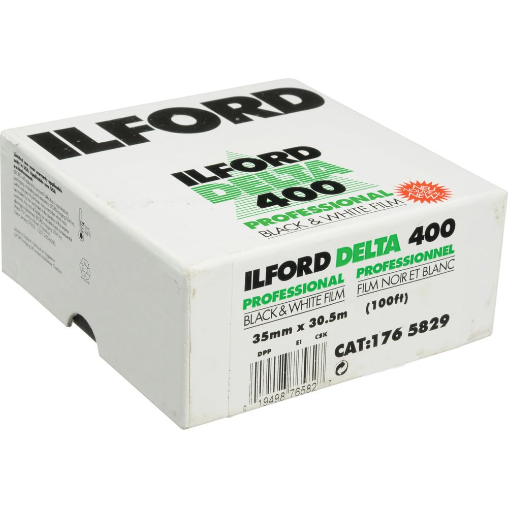 Ilford Delta 400 Professional Black and White Negative Film (35mm Roll Film, 100' Roll) image 0