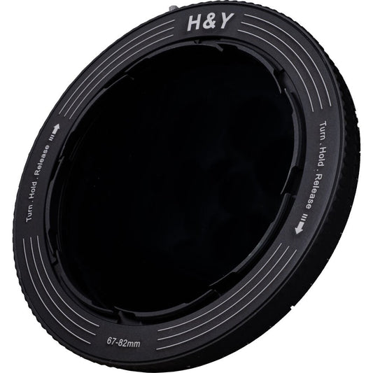 H&Y Filters RevoRing Variable ND3-ND1000 & Circular Polarizer Filter (67-82mm) image 1