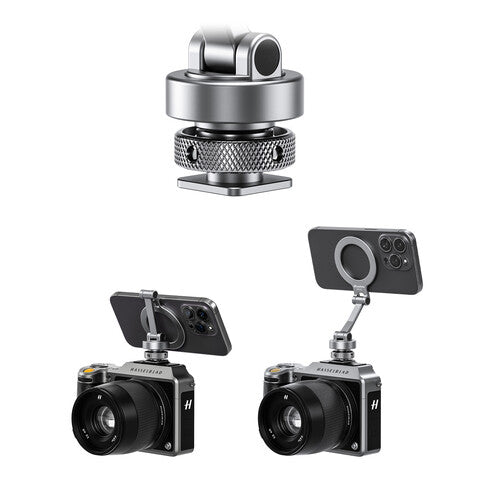 Leofoto Magnetic Phone Mount with Cold Shoe image 1