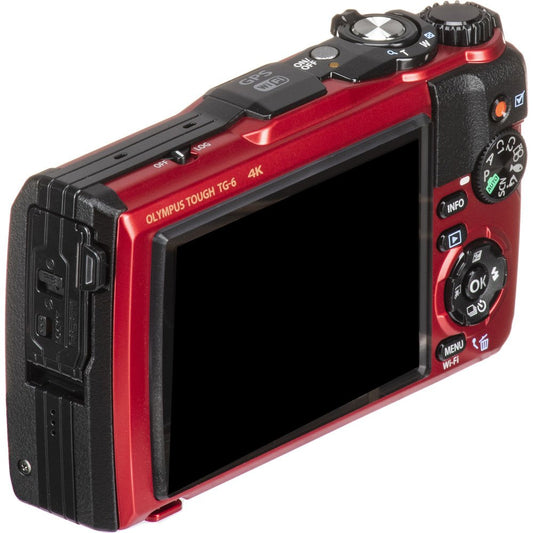 Olympus Tough TG-6 Digital Camera (Red) image 1