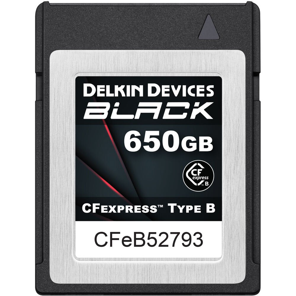 Delkin Devices 650GB BLACK CFexpress Type B Memory Card image 0