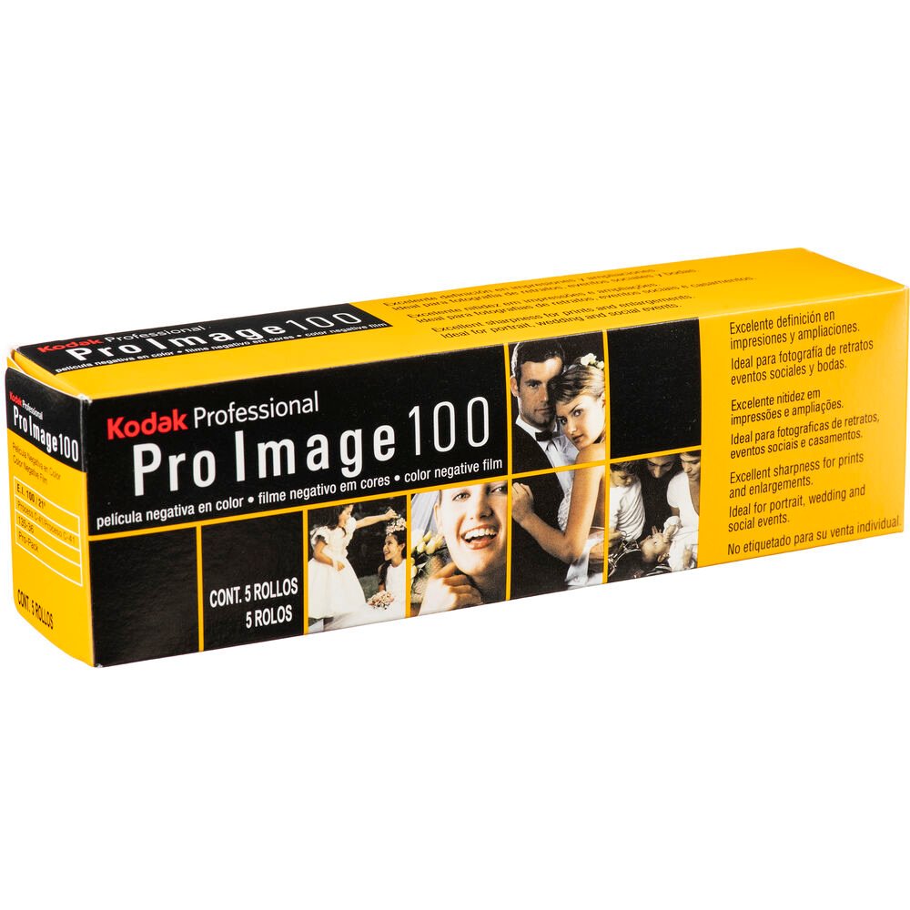 Kodak Pro Image 100 Color Negative Film (35mm Roll Film, 36 Exposures, 5-Pack) image 0