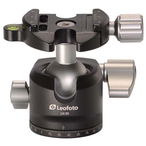 Leofoto LH-30R Ball Head with Quick Release Plate image 0
