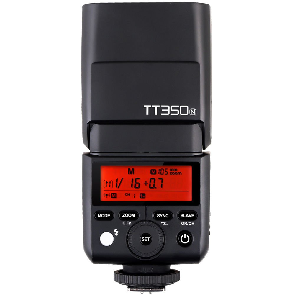 Godox TT350N Mini Thinklite TTL Flash for Nikon Cameras image 0