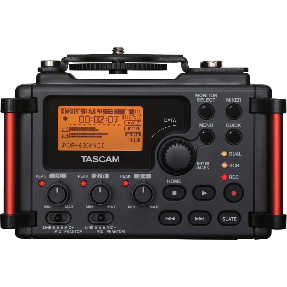 Tascam DR-60DmkII 4-Input / 4-Track Multitrack Field Recorder image 1
