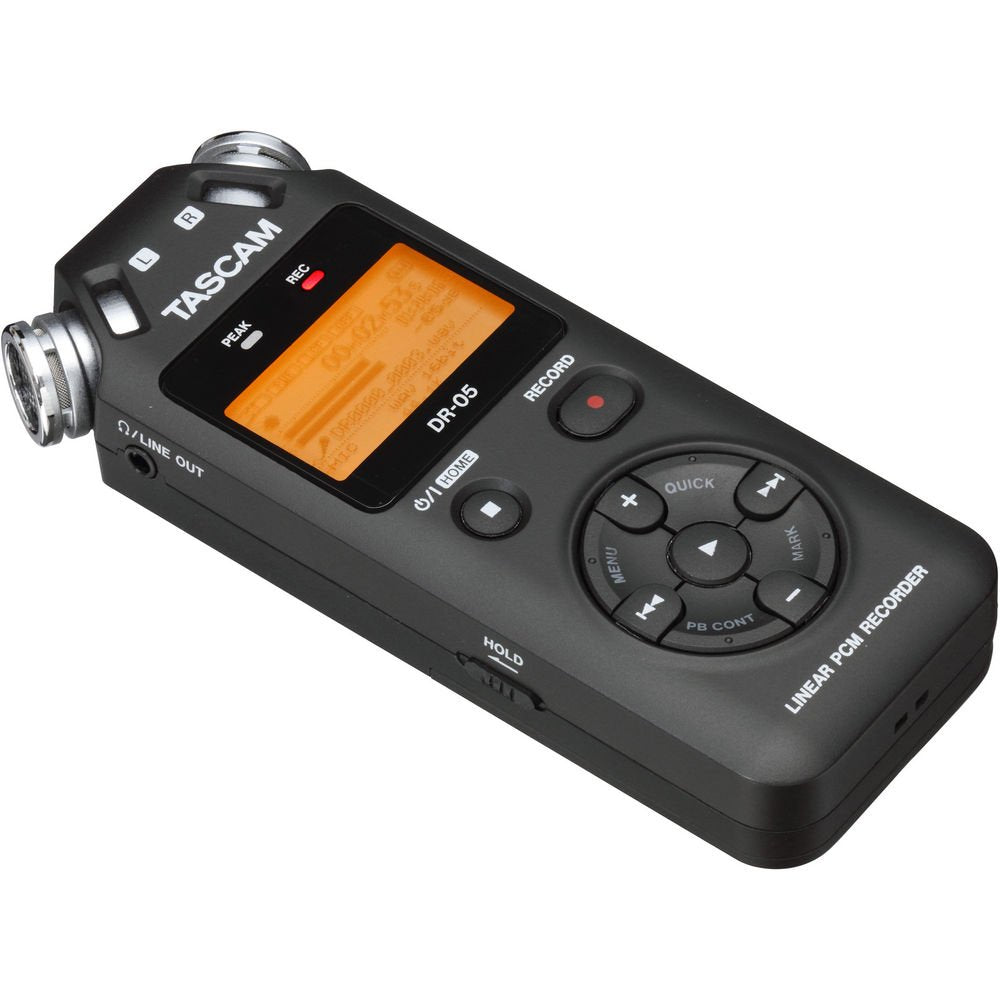 Tascam DR-05 Portable Handheld Digital Audio Recorder (Black) image 4