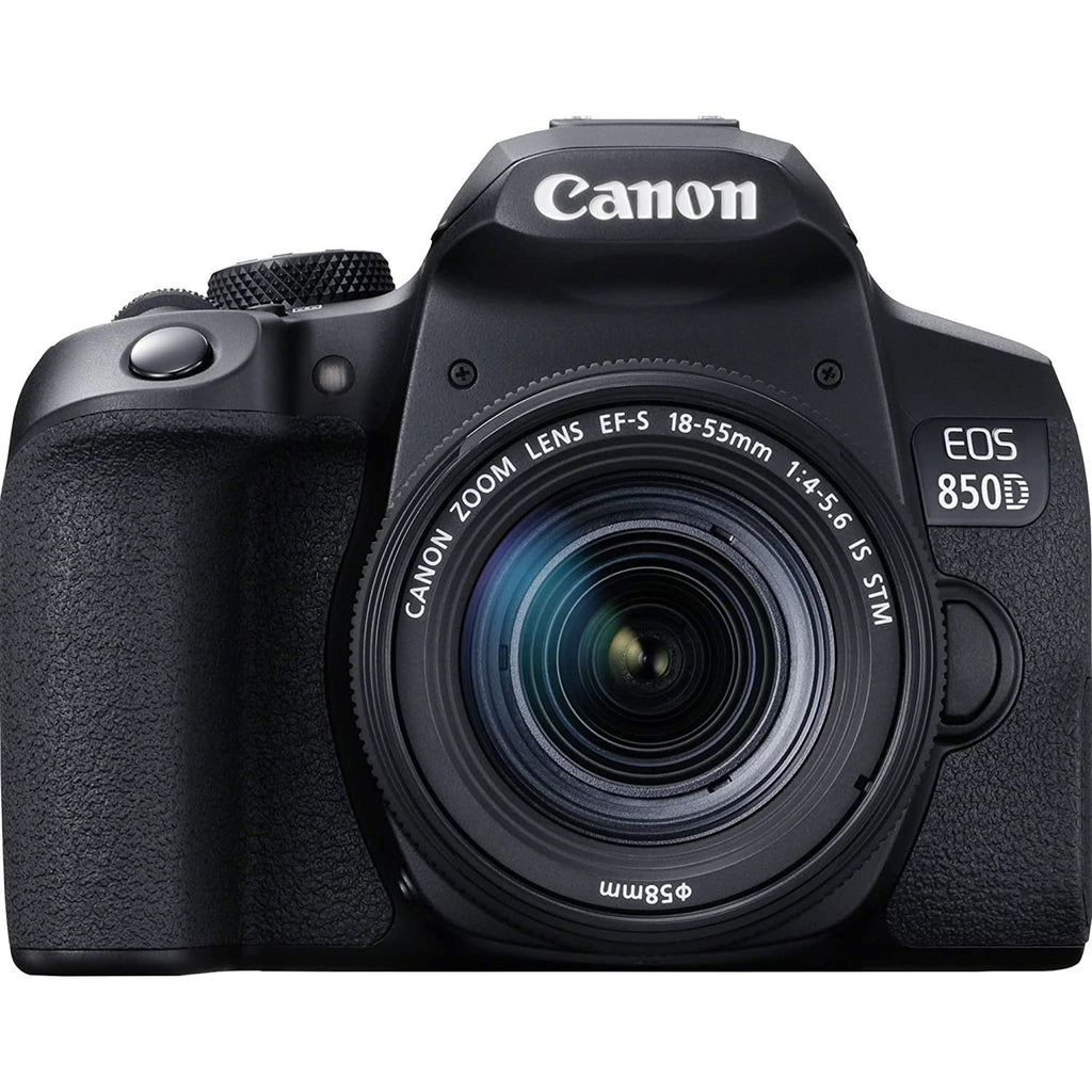 Canon EOS 850D 24.1 Digital SLR Camera (Black) with EF S18-55 IS STM Lens image 0