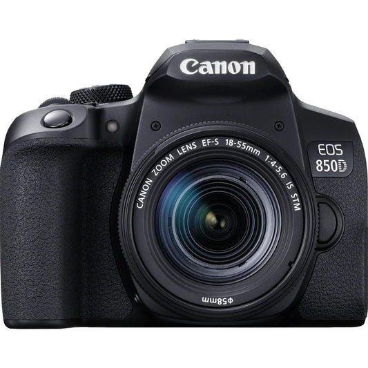 Canon EOS 850D 24.1 Digital SLR Camera (Black) with EF S18-55 IS STM Lens image 0