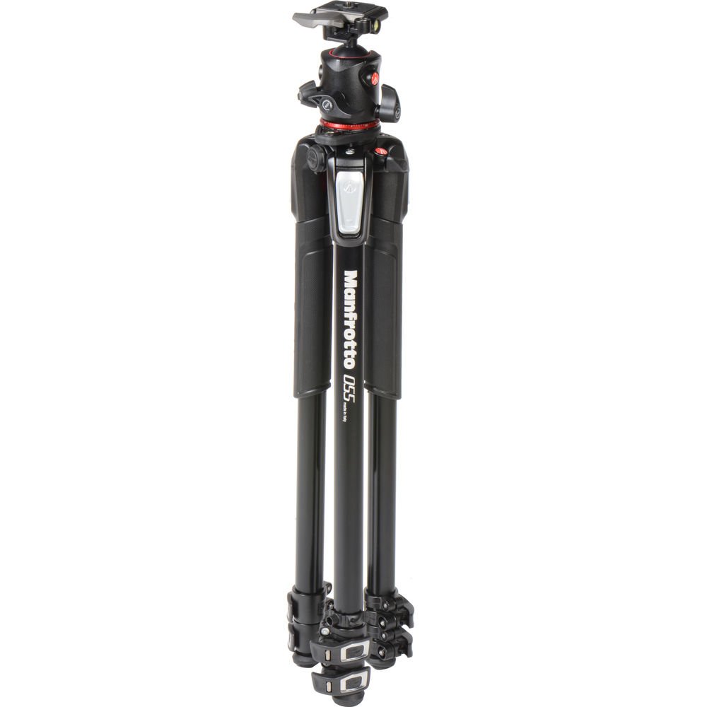 Manfrotto MK055XPRO3-BHQ2 Aluminum Tripod with XPRO Ball Head and 200PL QR Plate image 6