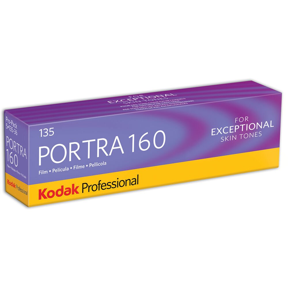 Kodak Professional Portra 160 Color Negative Film (35mm Roll Film, 36 Exposures, 5-Pack) image 0