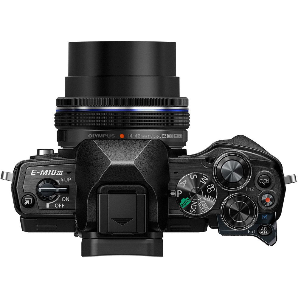 Olympus OM-D E-M10 Mark III Mirrorless MFT Digital Camera with 14-42mm EZ Lens (Black) image 7