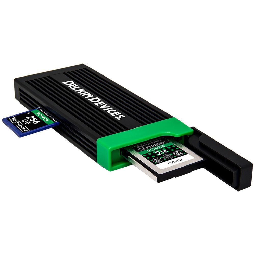 Delkin Devices USB 3.2 CFexpress Type B Card and SD UHS-II Memory Card Reader image 3