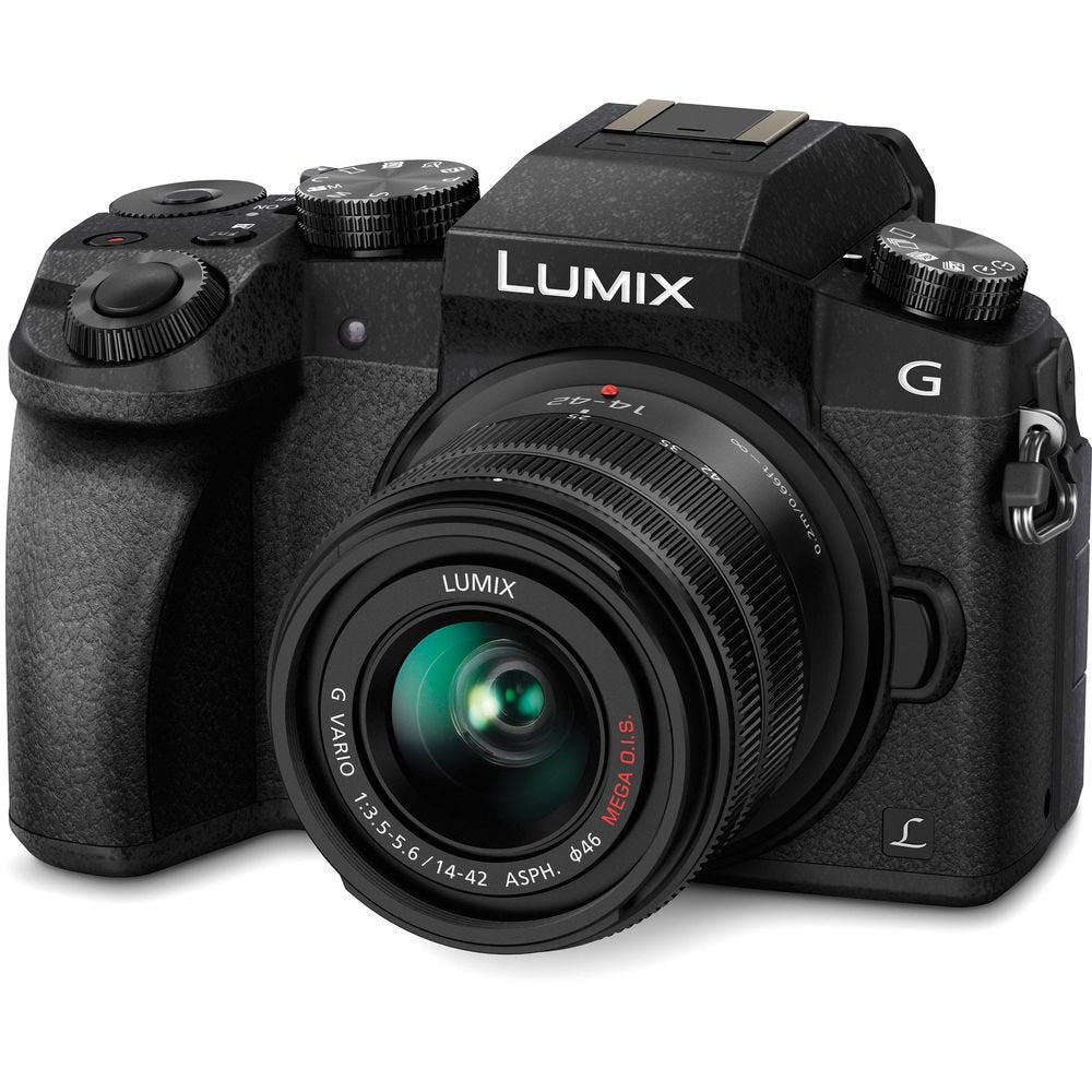 Panasonic Lumix DMC-G7 Mirrorless Micro Four Thirds Digital Camera with 14-42mm Lens (Black) image 0