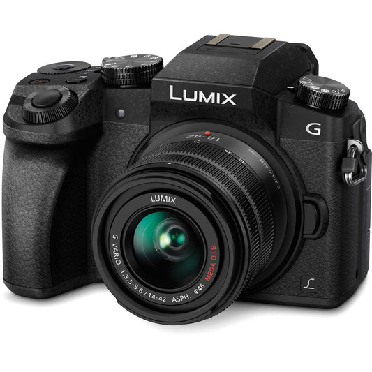 Panasonic Lumix DMC-G7 Mirrorless Micro Four Thirds Digital Camera with 14-42mm Lens (Black) image 0