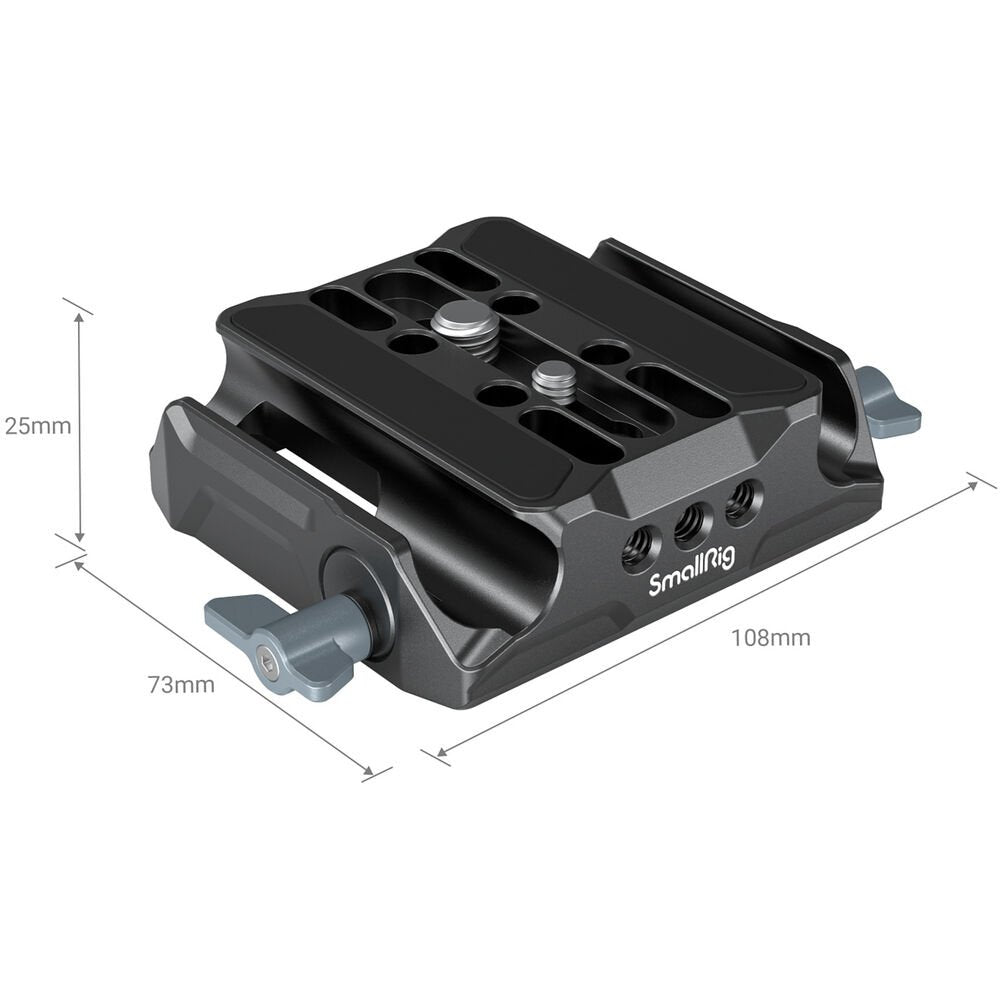 SmallRig Universal Camera Baseplate with 15mm LWS Rod Clamp image 5