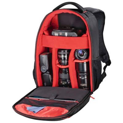 HAMA MIAMI CAMERA BACKPACK 190 BLACK/RED image 1