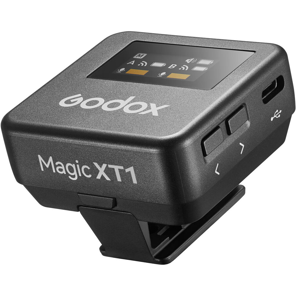 Godox Magic XT1-CL 2-Person Wireless Microphone System with USB-C and Lightning Adapters (2.4 GHz) image 2