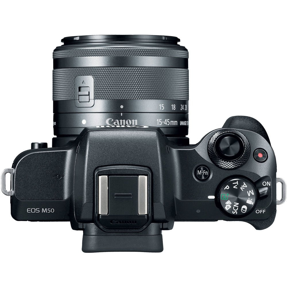 Canon EOS M50 Mirrorless Camera with 15-45mm Lens Kit (Black) image 3