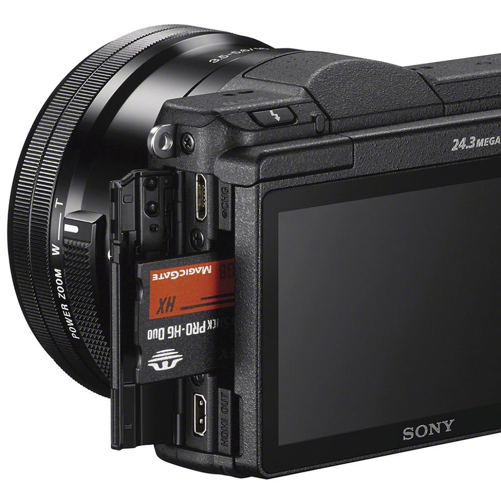 Sony Alpha a5100 Mirrorless Digital Camera with 16-50mm Lens (Black) image 5