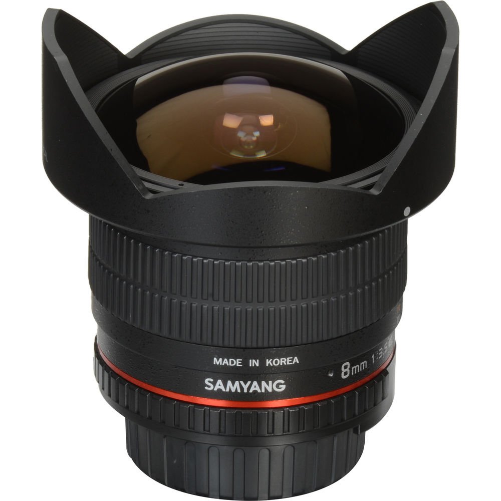 Samyang 8mm f/3.5 HD Fisheye Lens with AE Chip and Removable Hood for Nikon image 3