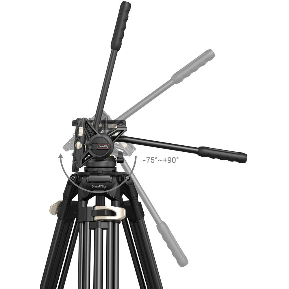 SmallRig AD-01 Heavy-Duty Tripod with Fluid Head image 3