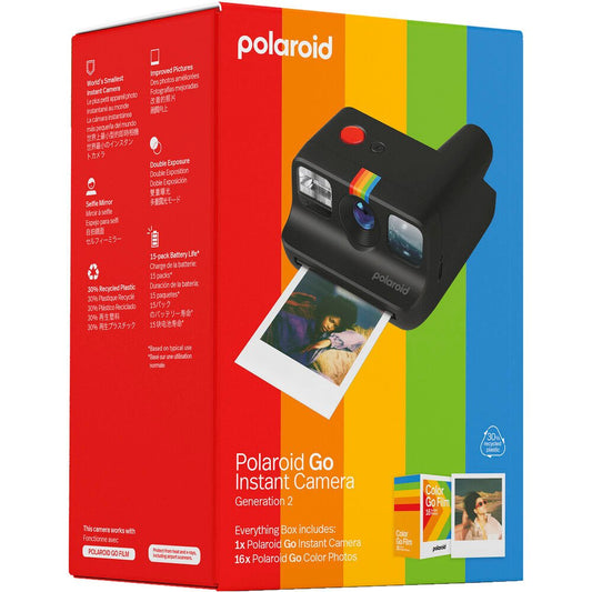 Polaroid Go Generation 2 Instant Film Camera Everything Box (Black) image 1