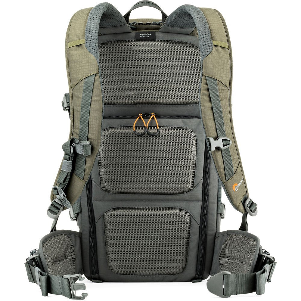 Lowepro Flipside Trek BP 450 AW Backpack (Gray/Dark Green) image 4