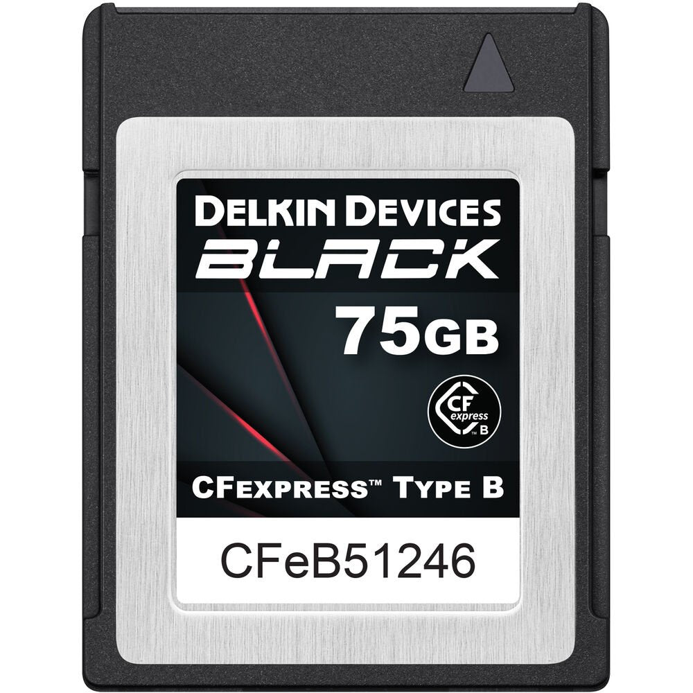 Delkin Devices 75GB BLACK CFexpress Type B Memory Card image 0